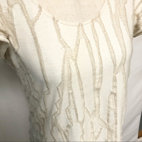 Anthropologie Dolan Flutter Cap Sleeve Top Sz S - Picture 5 of 12